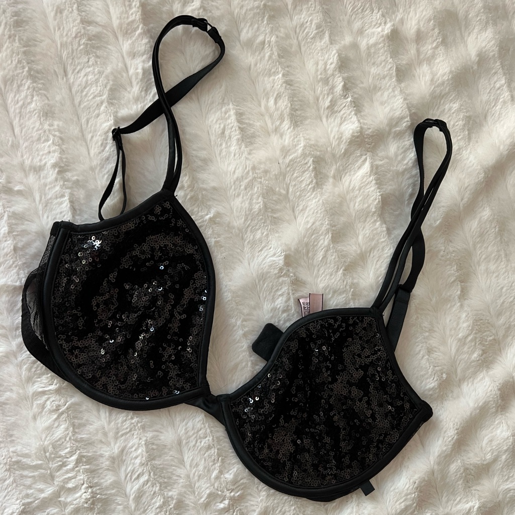 Sequin Underwire Bra